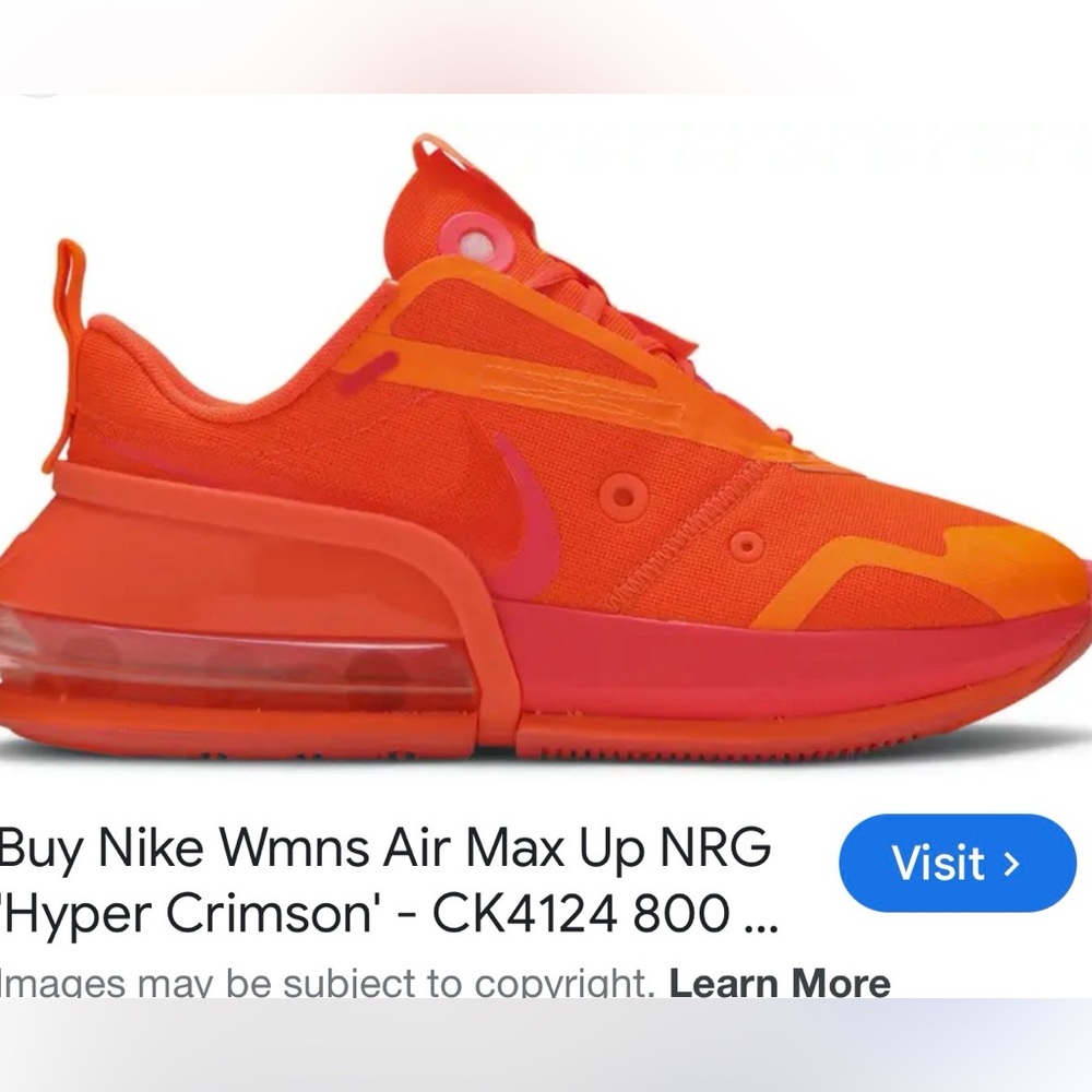 Nike Women's Air Max Up NRG Sneaker - hyper crimson colour